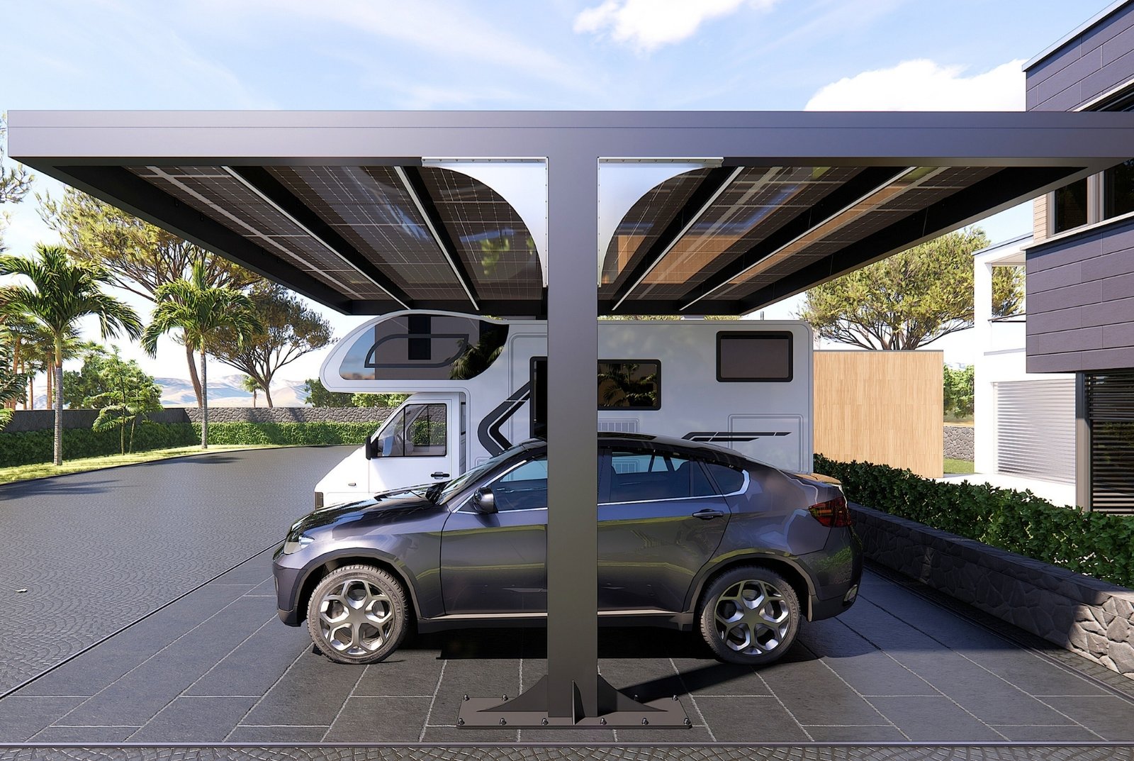 Solarcarport Gotthard